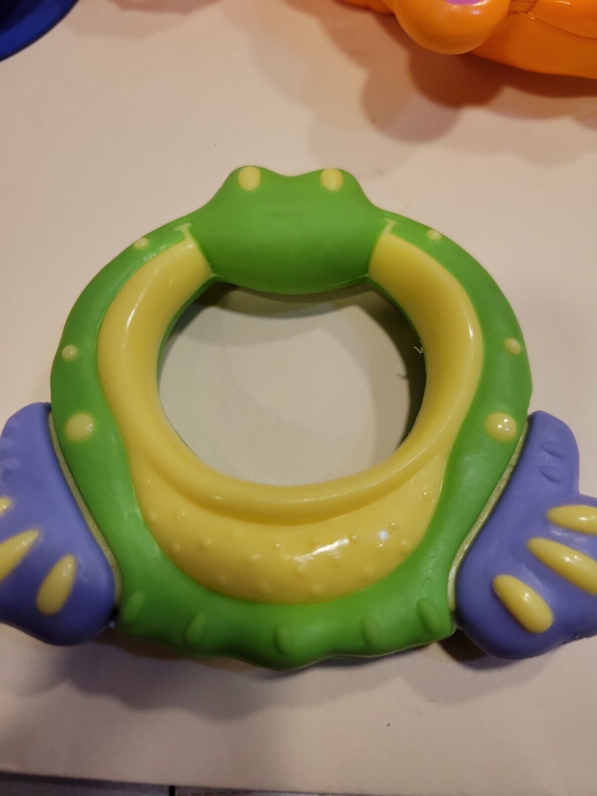 Lot of baby rattles and teethers. 