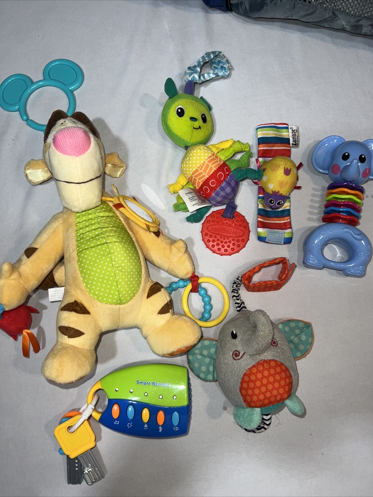 6pc Baby Rattle and Teether Set (Blue)