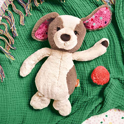 Soft and cuddly plush puppy toy