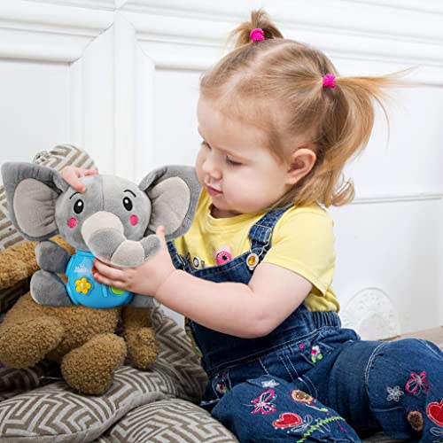 Plush Elephant Musical Baby Toy Set