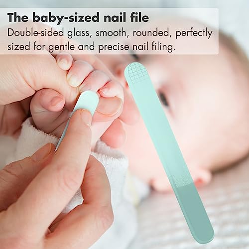 4-in-1 Baby Nail Care Kit in Owl Green