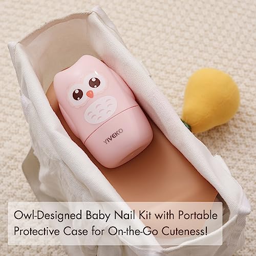 4-in-1 Baby Nail Care Kit in Owl Green
