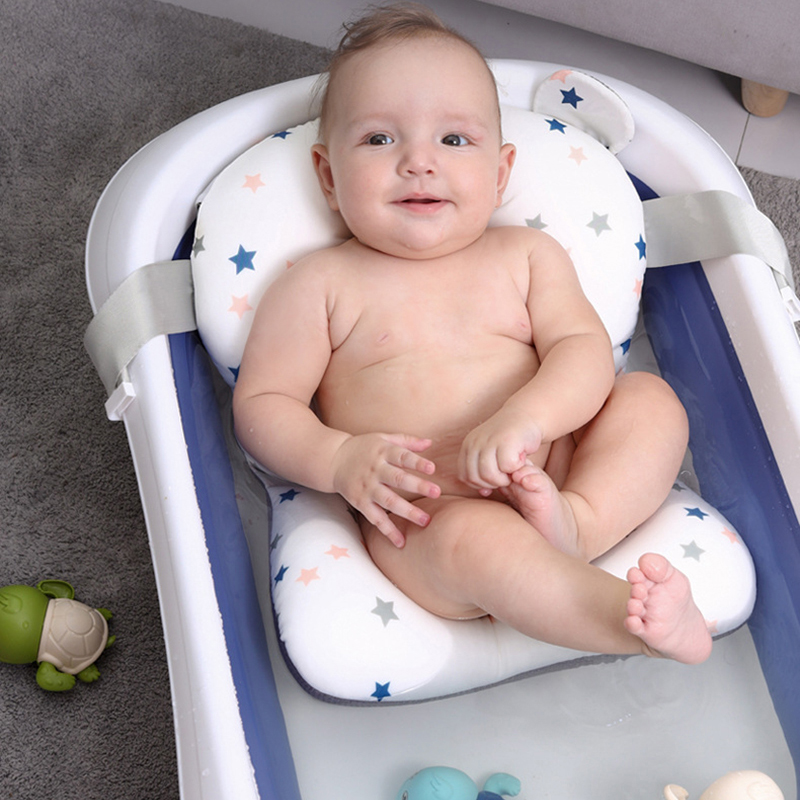 Foldable Baby Bath Seat Support Cushion