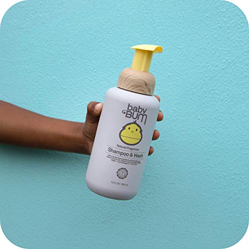 Natural baby shampoo and wash, foam, 355 ml