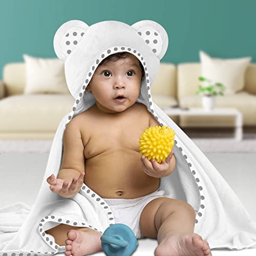 Luxurious Bamboo Hooded Towels for Babies and Kids