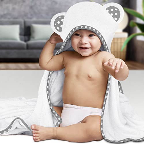 Luxurious Bamboo Hooded Towels for Babies and Kids