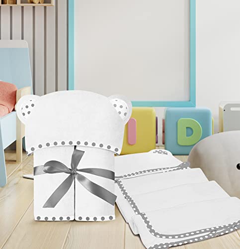 Luxurious Bamboo Hooded Towels for Babies and Kids