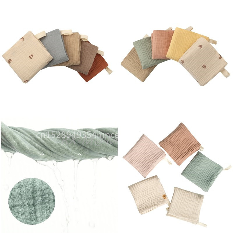 Soft Cotton Baby Towels, 5 or 1 Pcs