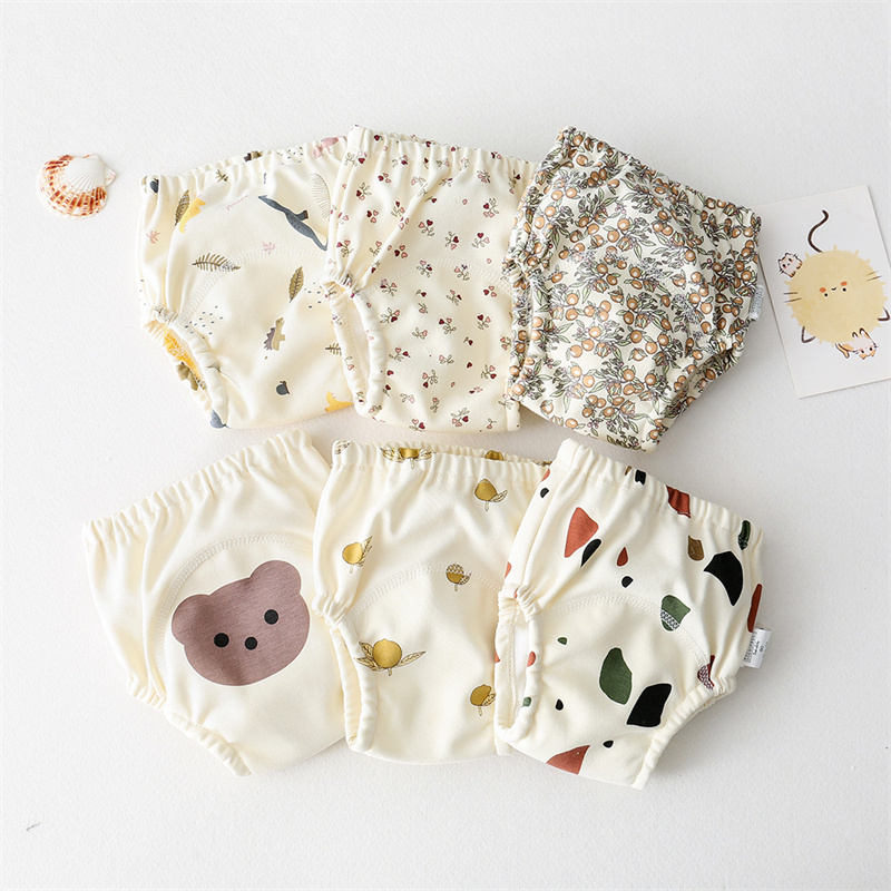 Animal Flower Baby Training Diaper Shorts