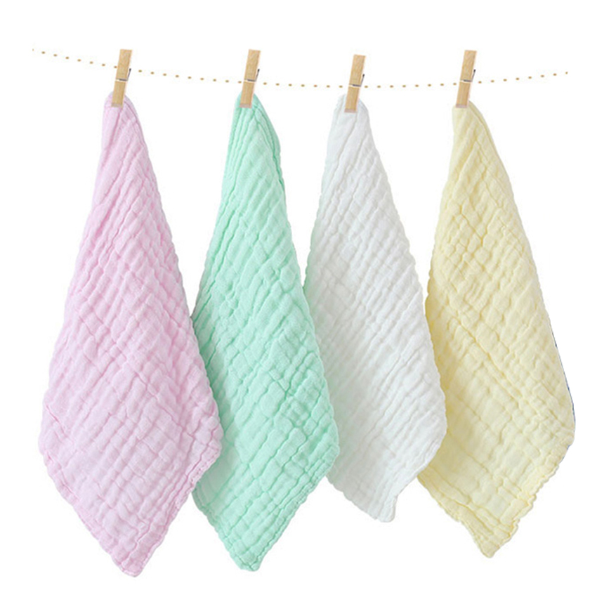 5-Pack 100% Cotton Baby Towels - Multi-Use