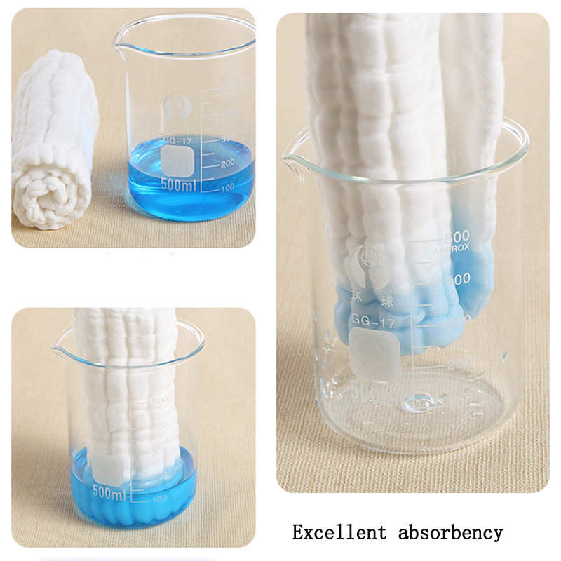 5-Pack 100% Cotton Baby Towels - Multi-Use