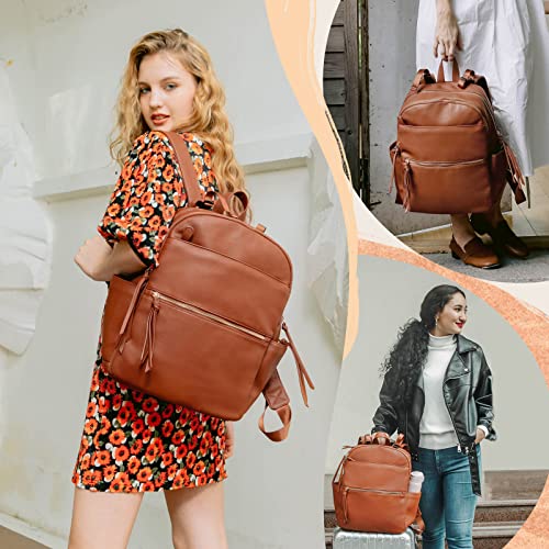 Leder Wickeltasche Rucksack für Mama und Papa