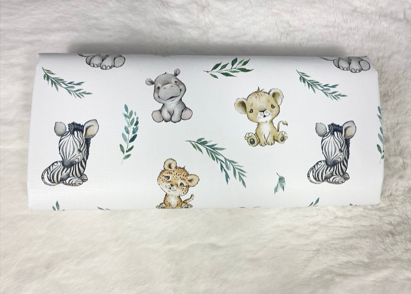 Jungle Safari Changing Mat with Animal Prints