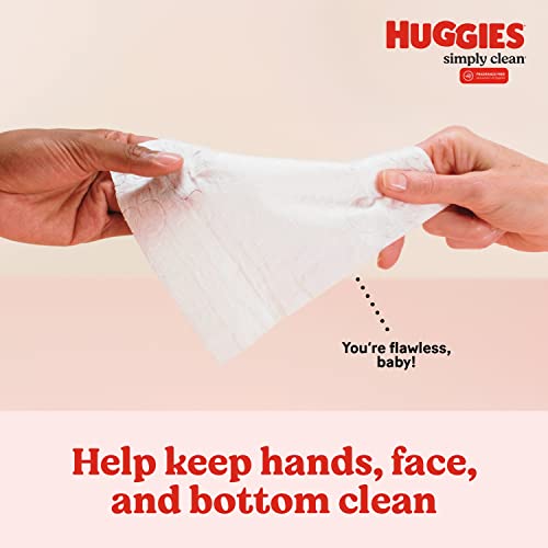 Huggies Simply Clean Unscented Baby Wipes