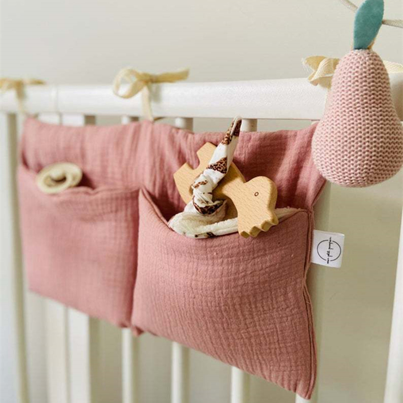 Portable Baby Crib Headboard Organizer