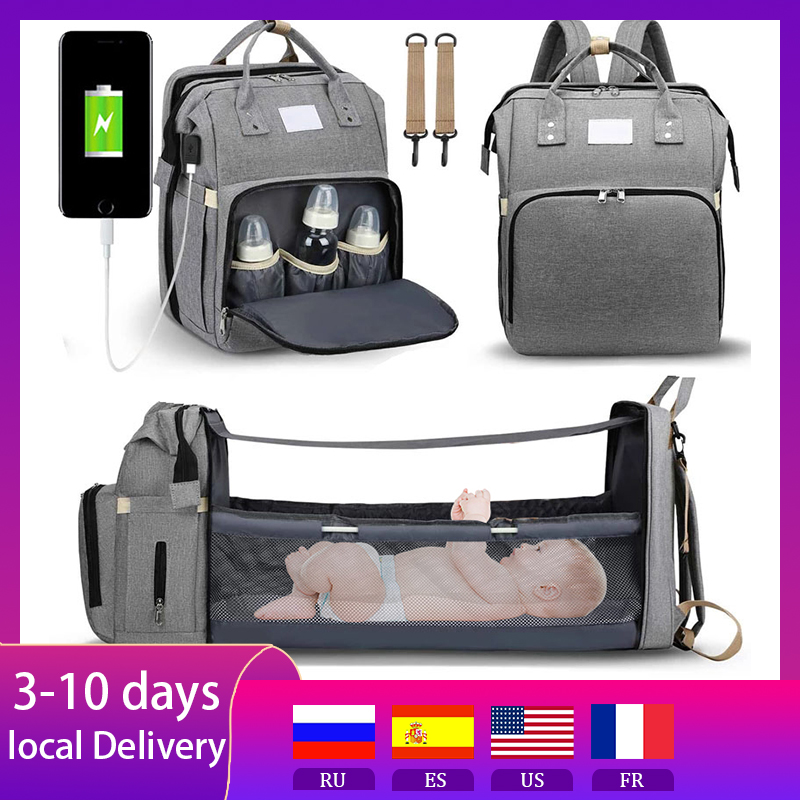 Multi-Functional Baby Diaper Bag Backpack