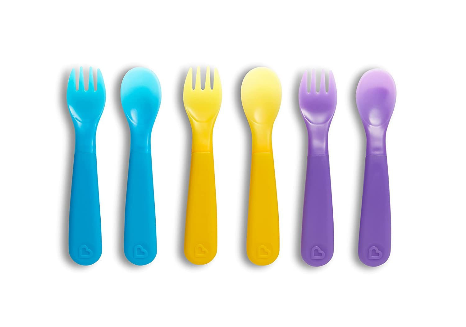 Munchkin ColorReveal Toddler Utensils, 6 Pack