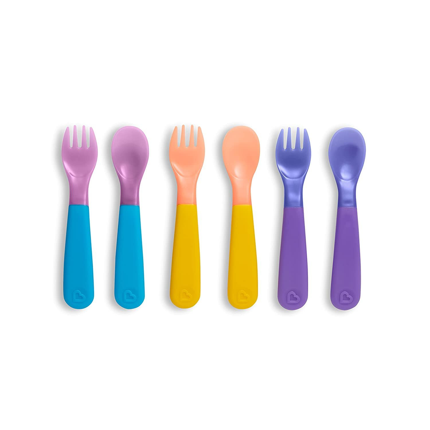 Munchkin ColorReveal Toddler Utensils, 6 Pack