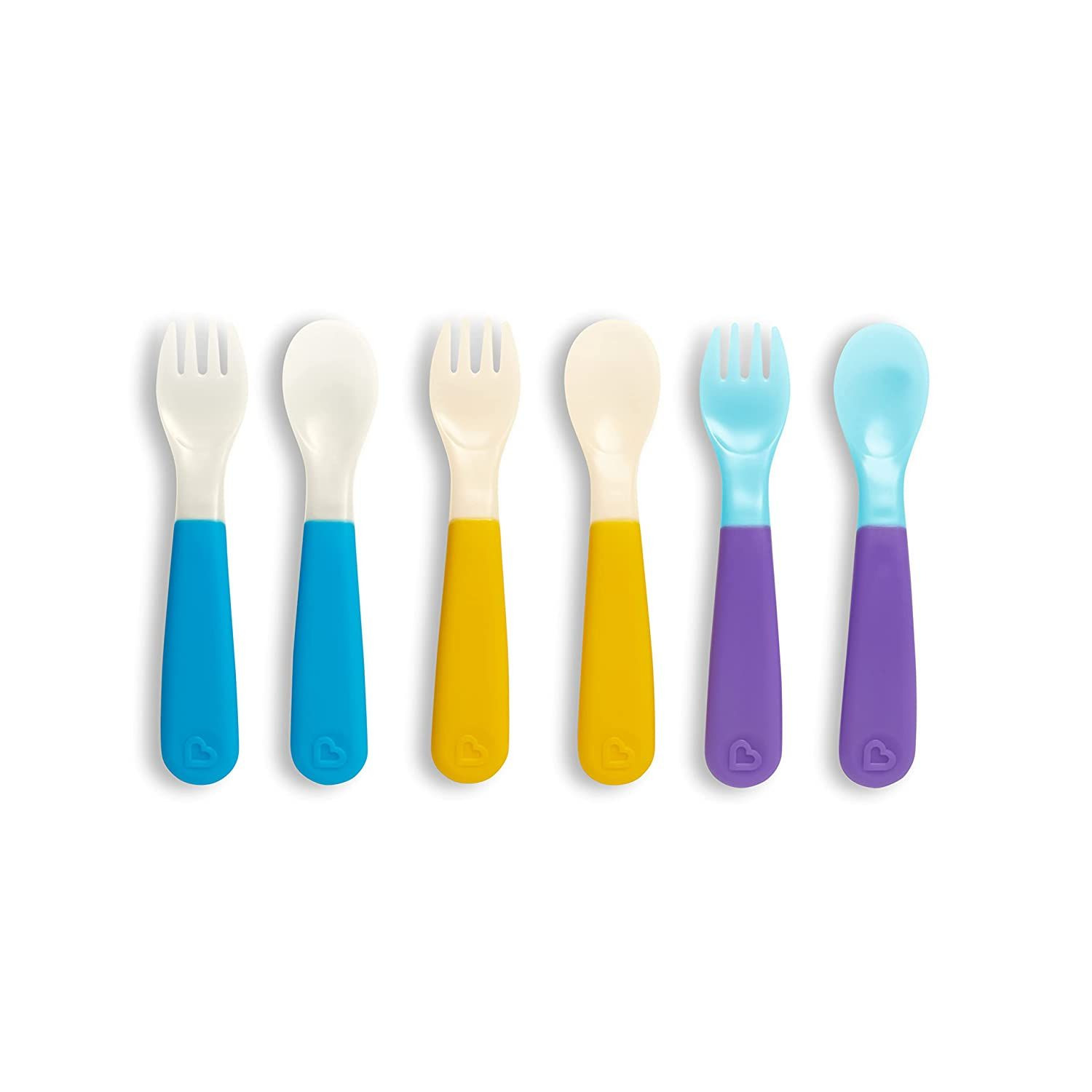 Munchkin ColorReveal Toddler Utensils, 6 Pack