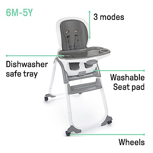 Ingenuity SmartClean Trio Elite High Chair - Slate