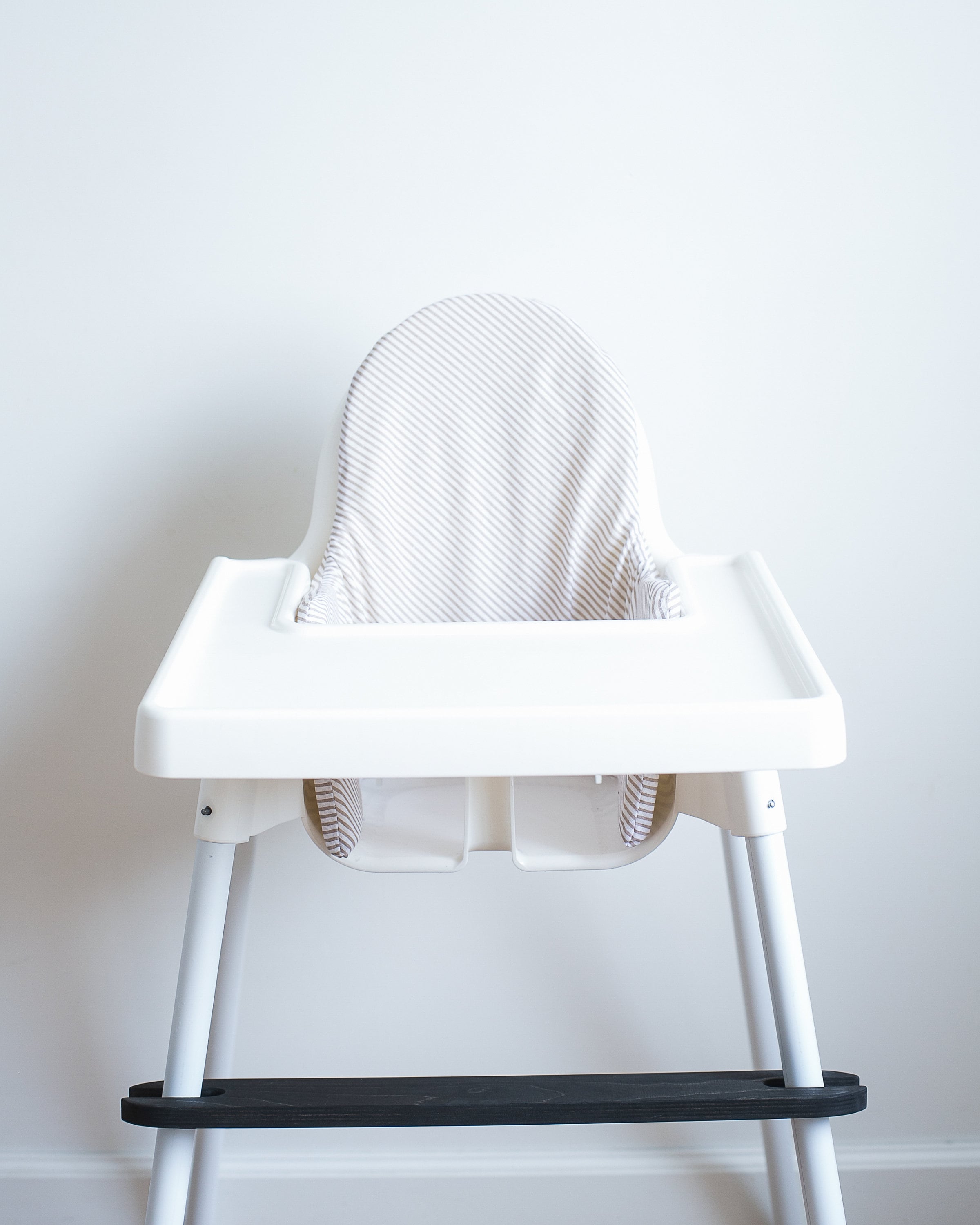 IKEA highchair footrest for minimalist babies
