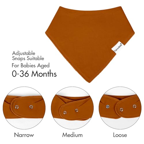 Organic Cotton Baby Drool Bibs – 12 Pack