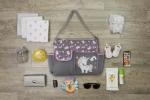 Unicorn Diaper Bag - Gray Print