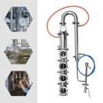 4" Stainless Steel Moonshine Still with Copper Plate