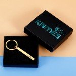Engraved Copper Keychain for Couples Anniversary Gift