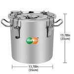 YUEWO 8Gal Stainless Steel Home Distillery Kit
