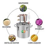 YUEWO 8Gal Stainless Steel Home Distillery Kit