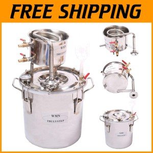 12L Stainless Steel Distillery Kit for Spirits & Oils