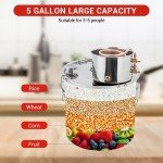 5-Gallon Alcohol Still Distillery Kit with Copper Tube