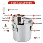 5-Gallon Alcohol Still Distillery Kit with Copper Tube
