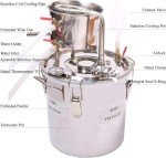 12L Stainless Steel Distillery Kit for Spirits & Oils