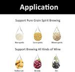 YUEWO Home Brewing Distillery Kit with Gin Basket