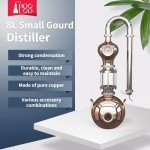 HOOLOO 8L Copper Home Distillery Kit