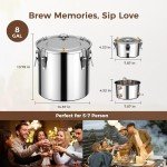 8 Gallon Moonshine Still Kit with Thumper