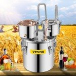 VEVOR 5GAL Alcohol Still Distillery Kit with Thermometer