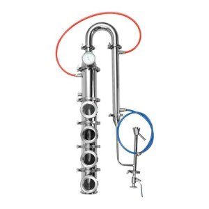 Stainless Steel Moonshine Distillery Kit with Flute Column