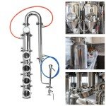 Stainless Steel Moonshine Distillery Kit with Flute Column