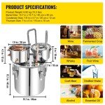 VEVOR 50L Home Distillery Kit for Wine & Spirits