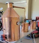 10 Gallon Copper Moonshine Still with Thumper & Worm