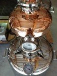 Copper Whiskey Helmet for 4" Flute Still