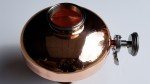 Copper Whiskey Helmet for 4" Flute Still