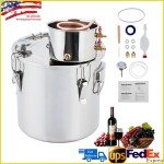 10 Gallon Stainless Steel Alcohol Distiller with Thermometer