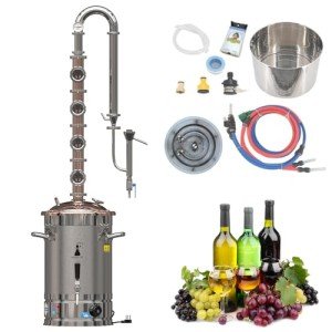 HOOLOO Electric Copper Alcohol Distiller Kit 6.3Gal