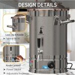 HOOLOO Electric Copper Alcohol Distiller Kit 6.3Gal