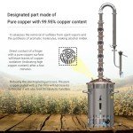 HOOLOO Electric Copper Alcohol Distiller Kit 6.3Gal