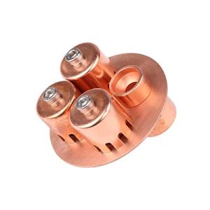 YUEWO 3" Copper Bubble Plate Set with Gasket